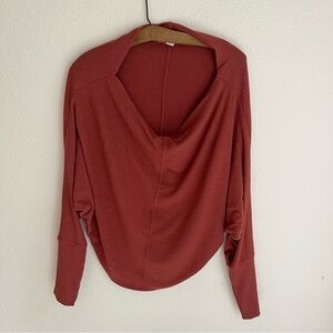 Treasure & Bond Off Shoulder Sweater Top